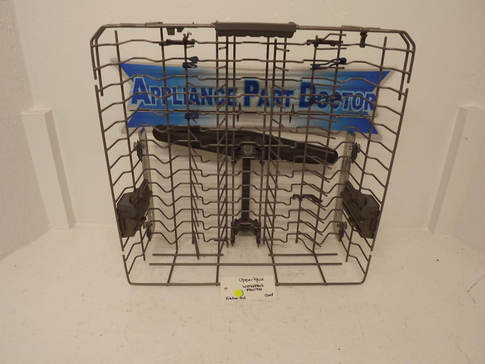 KitchenAid Dishwasher W10728863 8561731 Upper Rack Used KitchenAid Dishwasher W10728863 8561731 Upper Rack Used